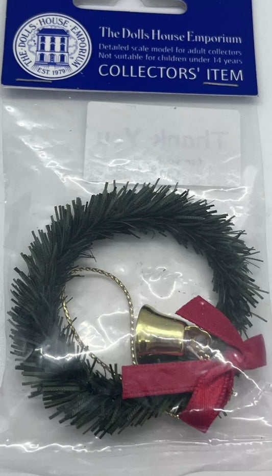 Dolls house Christmas wreath NEW