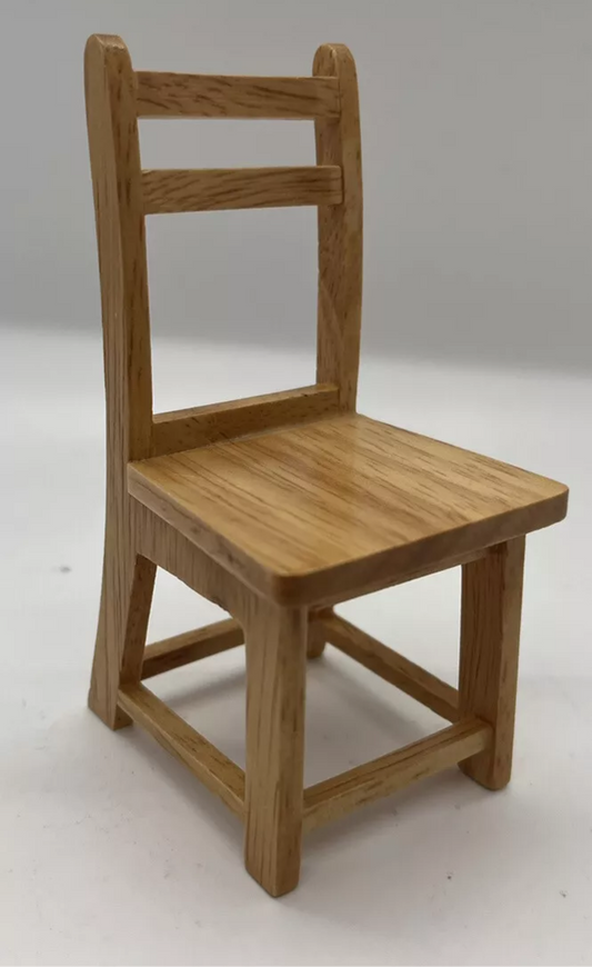 Dolls house chair pine wood