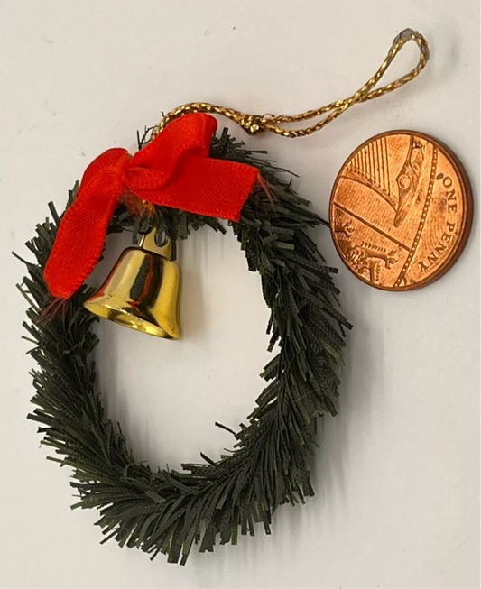 Dolls house Christmas wreath large