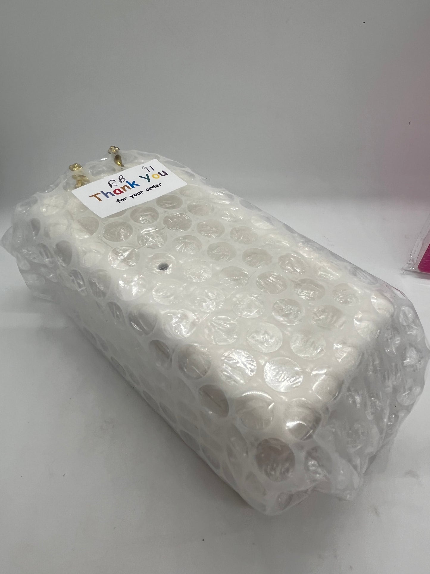 Dolls house ceramic bath rectangular white